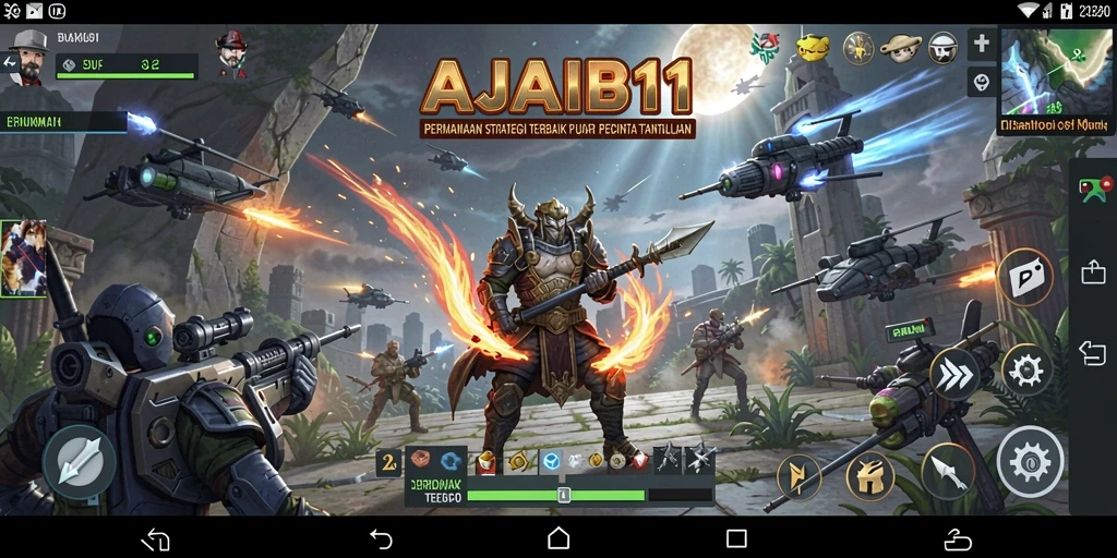 Gameplay AJAIB11 yang intens dengan strategi yang mendalam.