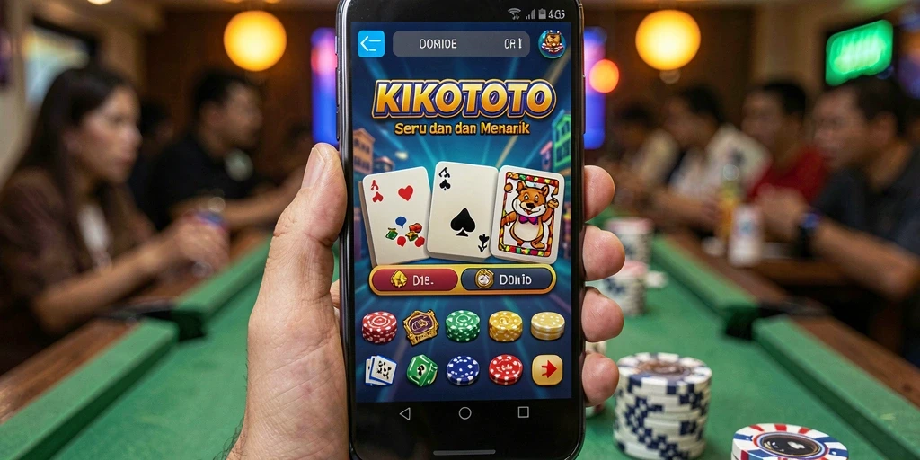 Tampilan gameplay KIKOTOTO yang seru dan menyenangkan.