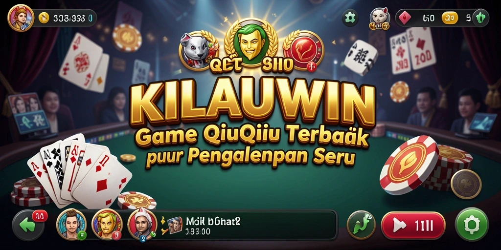 Tampilan gameplay QiuQiu yang seru dan interaktif.