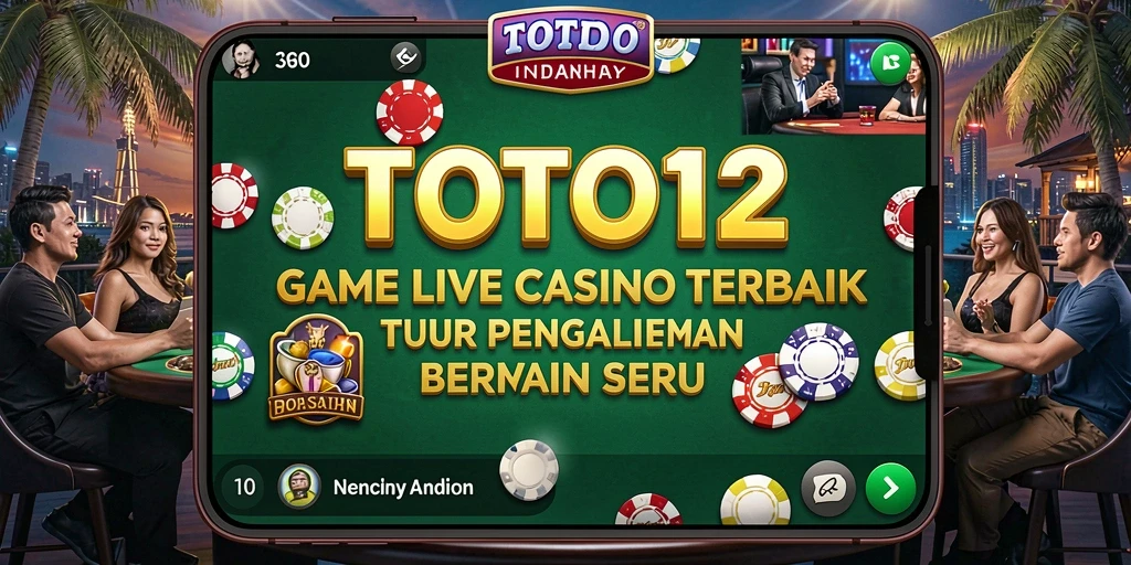 Tampilan gameplay menarik di TOTO12 dengan dealer profesional.