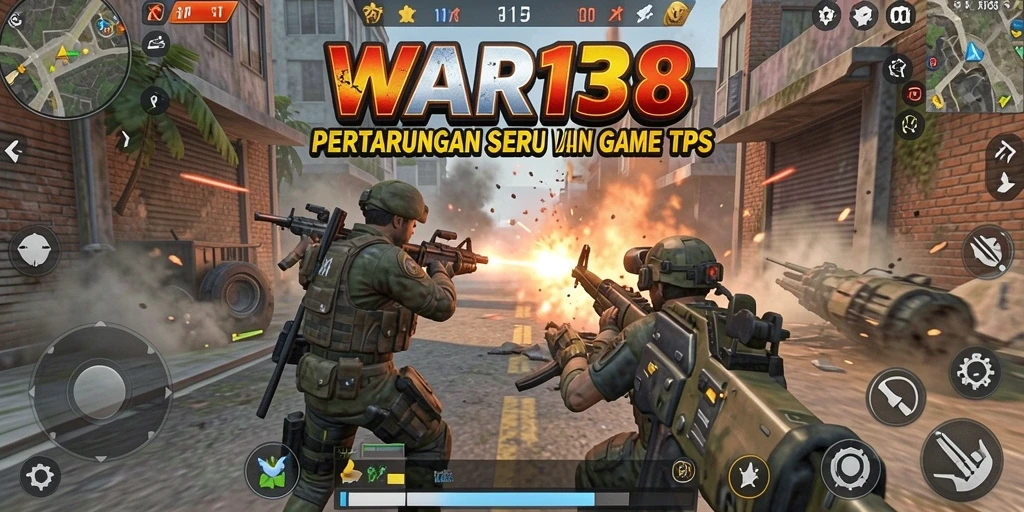 Tangkapan layar menunjukkan aksi mendebarkan dalam gameplay TPS WAR138.