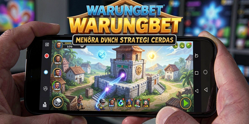 Tampilan gameplay menara pertahanan di WARUNGBET yang menegangkan.